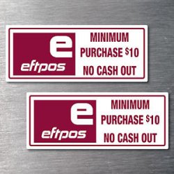 Minimum EFTPOS sign | Sharp pos terminal up-v5500 series manual