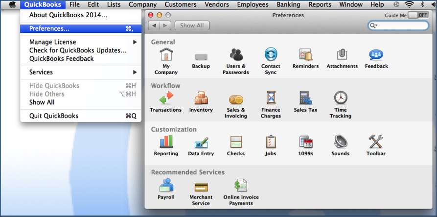 find and replace accounts in quickbooks for mac